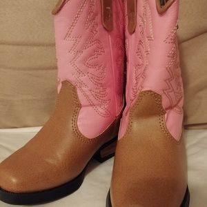 Size 5 Pink Cowgirl Toddler Boots